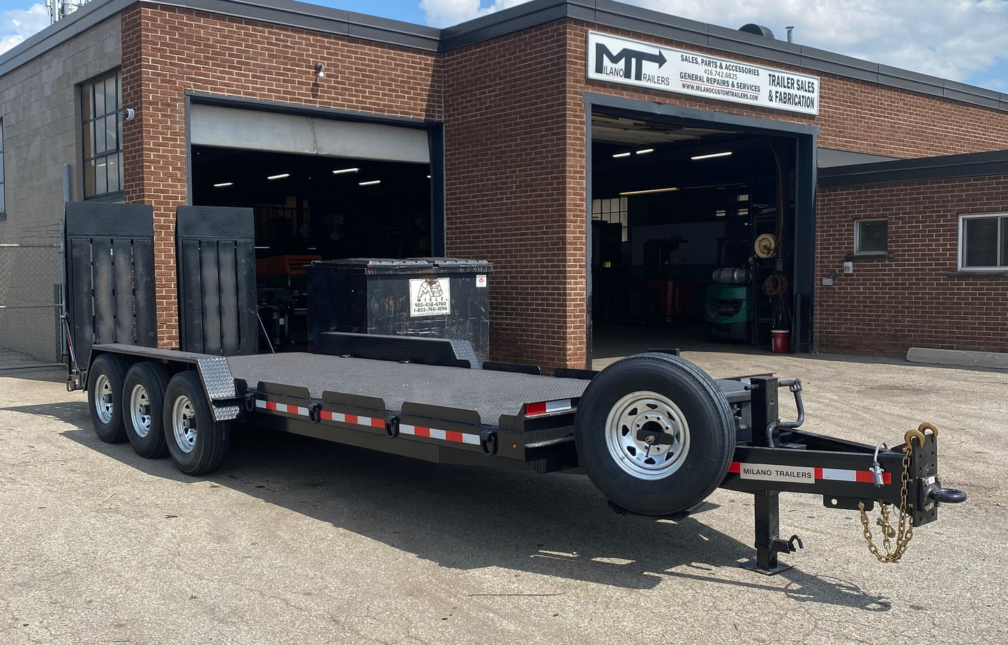 10 Ton Deck Between HD Single Wheel