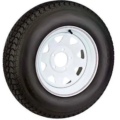 WHEEL AND TIRE ASSEMBLY 15" WHITE SPOKE