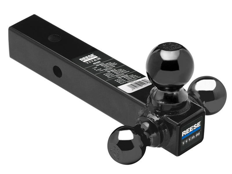 TRI-BALL DRAW BAR 2-1/2" SQ RECEIVER 2K-14K CAPACITY