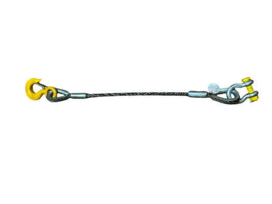 SAFETY CABLE 5/8" X 42"