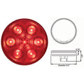 LED 4" ROUND SEALED LAMP RED