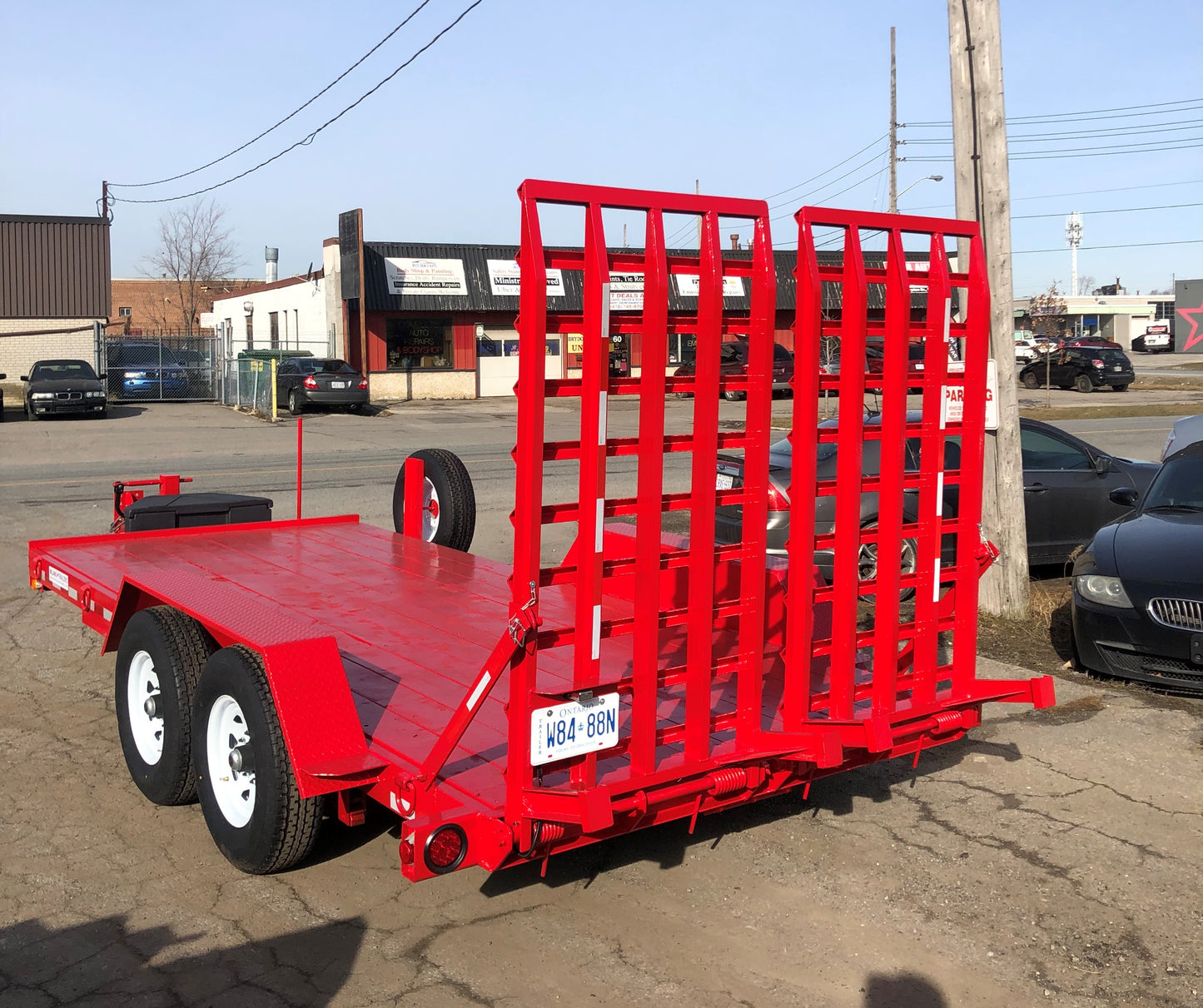 HD 7 Ton Deck Between With Steel Angle Ramps