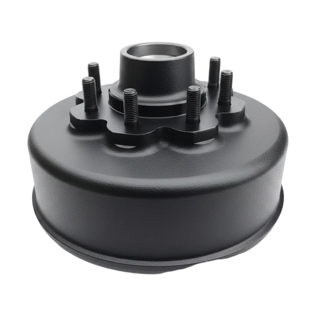 8k hub & drum with 5/8 studs for 8k axles that fit on 12.25” x 3 3/8” brake with 4 bolt mounting flange
