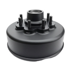8k hub & drum with 5/8 studs for 8k axles that fit on 12.25” x 3 3/8” brake with 4 bolt mounting flange
