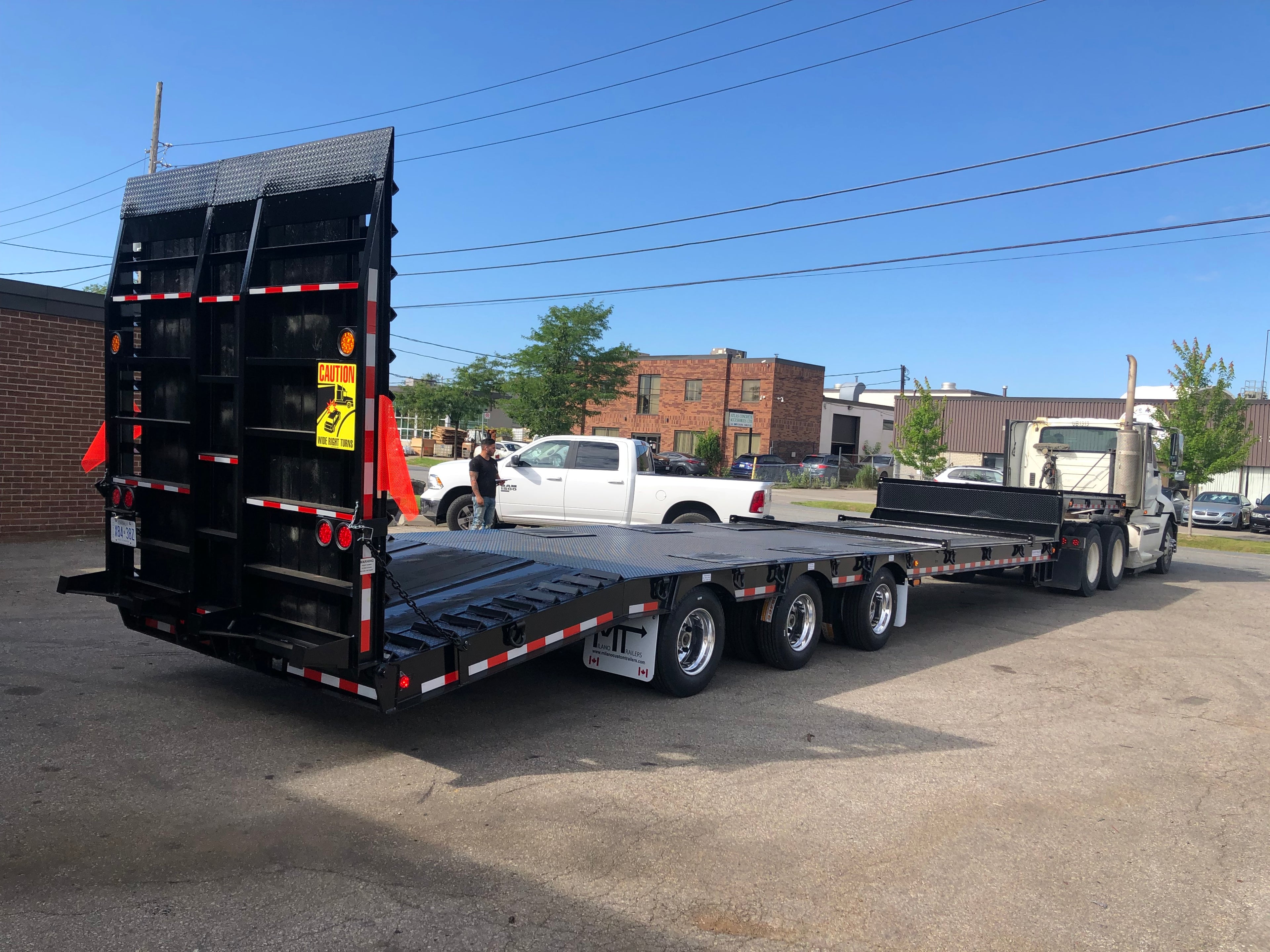 Step Deck Heavy Duty Trailer