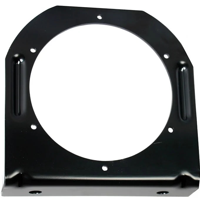 4" ROUND BLACK STEEL MOUNTING BRACKET