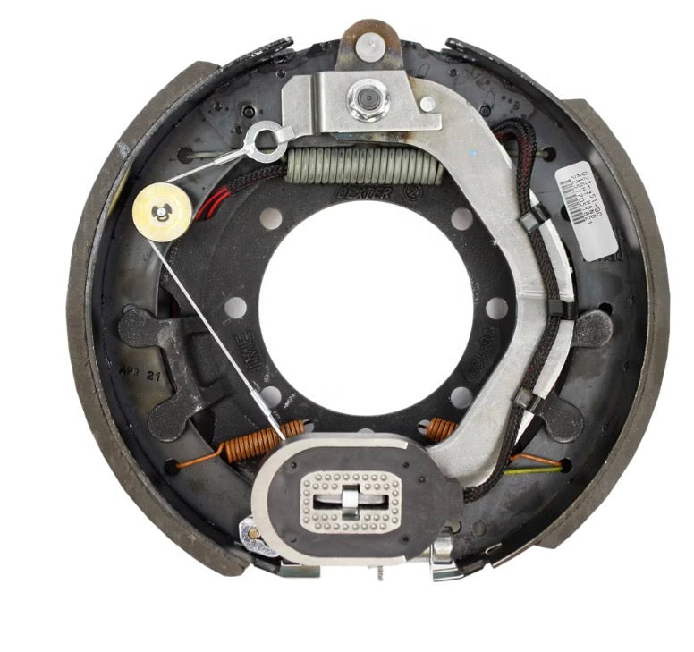 10K ELECTRIC BRAKE ASSEMBLY SELF ADJUSTING LEFT 12-1/4"X3-3/8" (Aftermarket & Dexter)