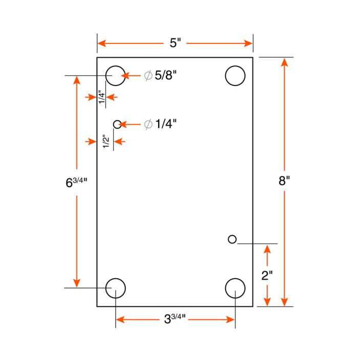 7K SIDE WIND JACK W/BRACKET MOUNT