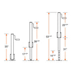 7K SIDE WIND JACK W/BRACKET MOUNT