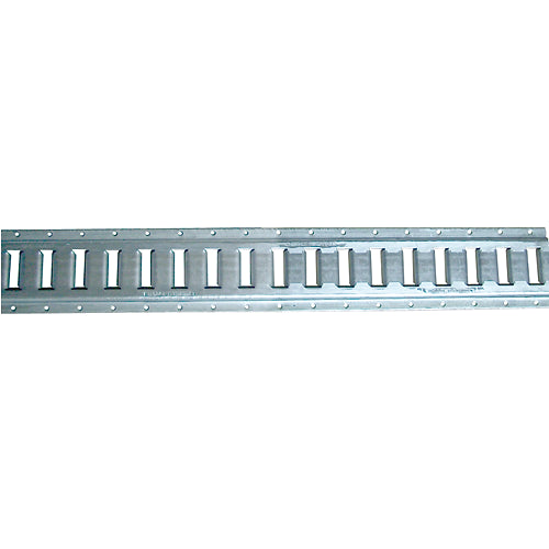 GALVANIZED S3 HORIZONTAL TRACK 10'