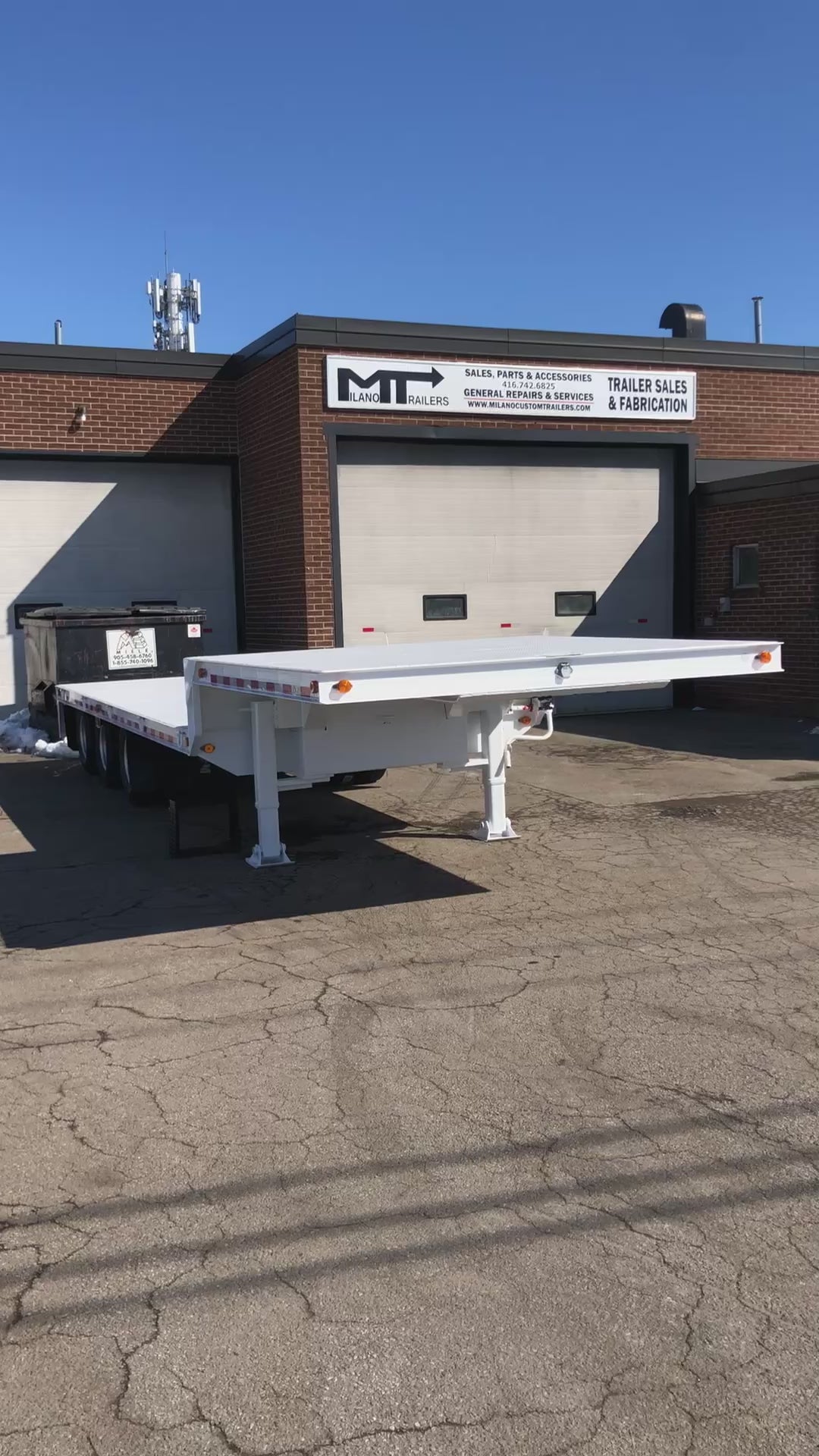 Step Deck Heavy Duty Trailer