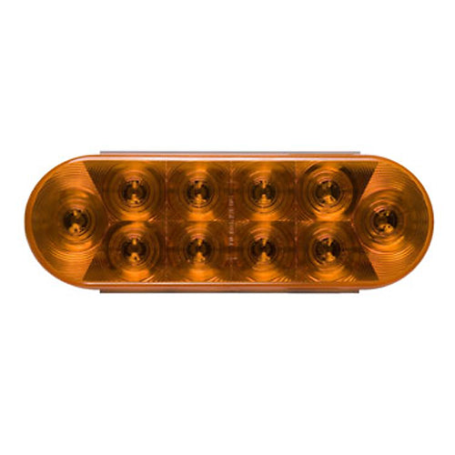 6" OVAL RED STOP/TURN LIGHT